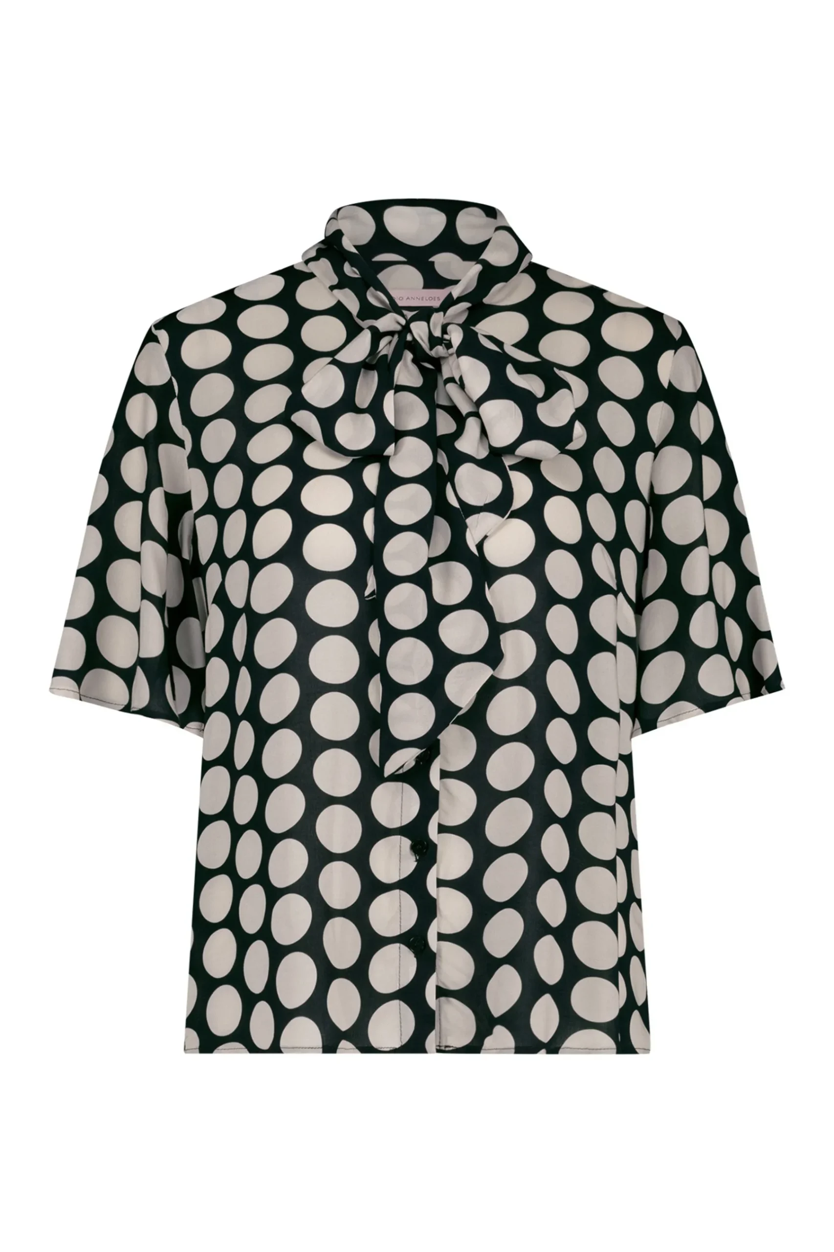 Jean big dot blouse -|Studio Anneloes Fashion