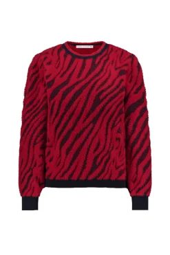 June zebra pullover -|Studio Anneloes Fashion