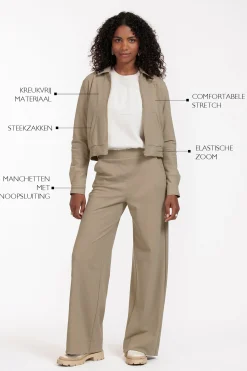 Kelsi bonded jacket -|Studio Anneloes Outlet