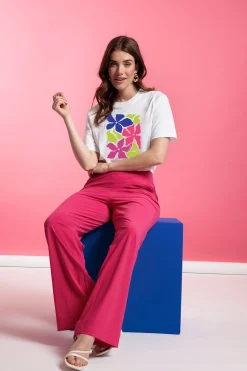 Klaasje floral tshirt -|Studio Anneloes Clearance