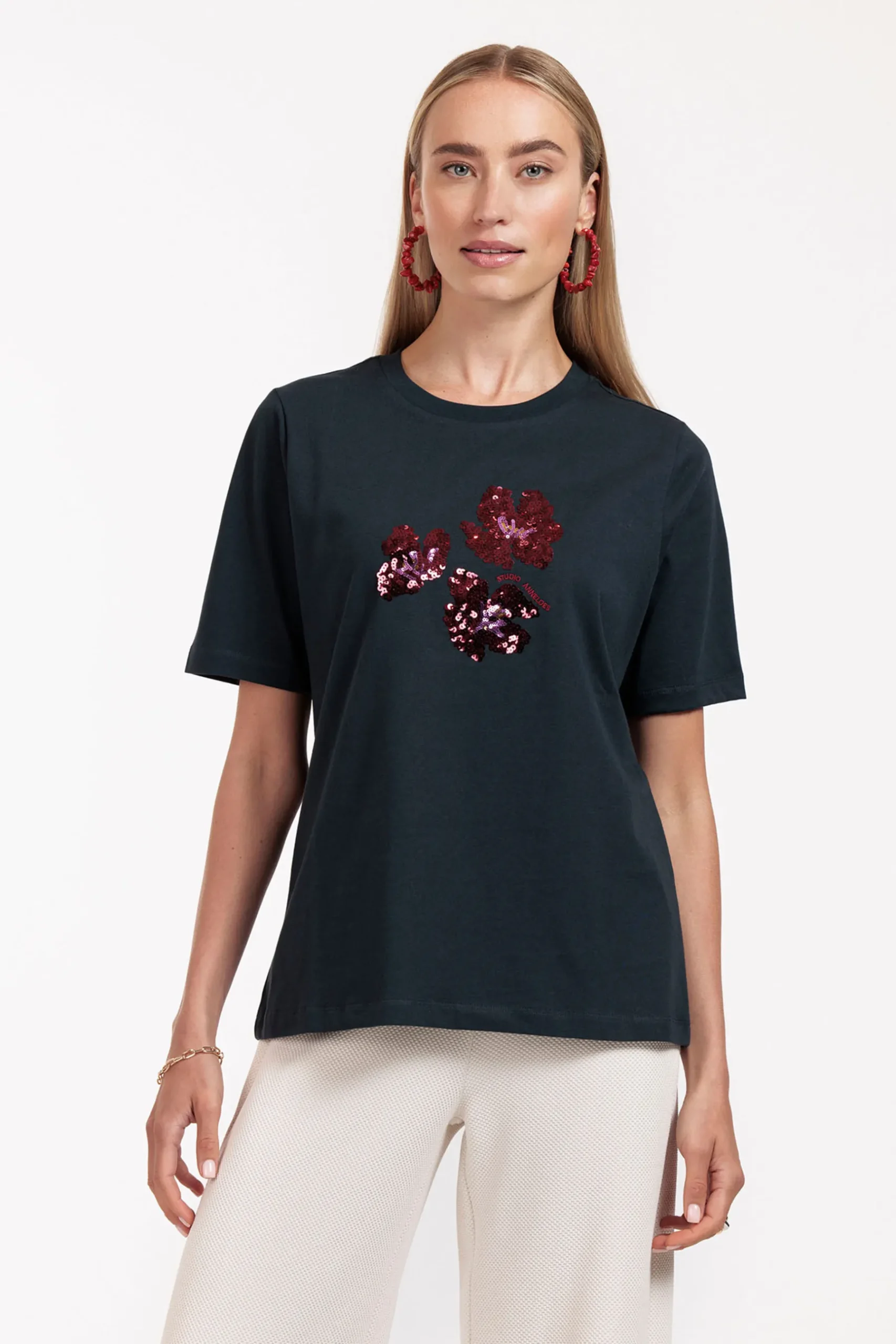 Klaasje flower tshirt -|Studio Anneloes Best