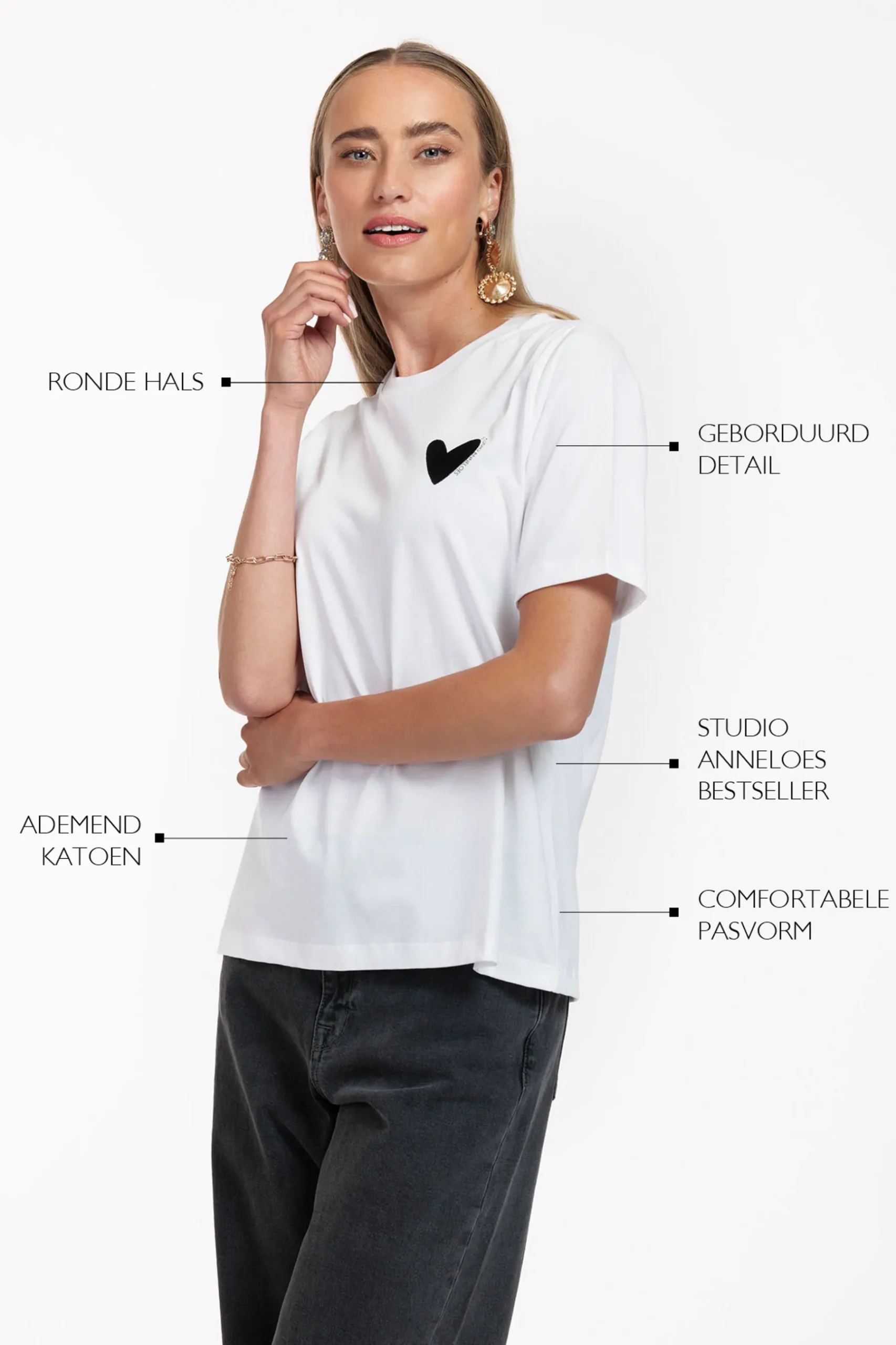 Klaasje hearts tshirt -|Studio Anneloes Discount