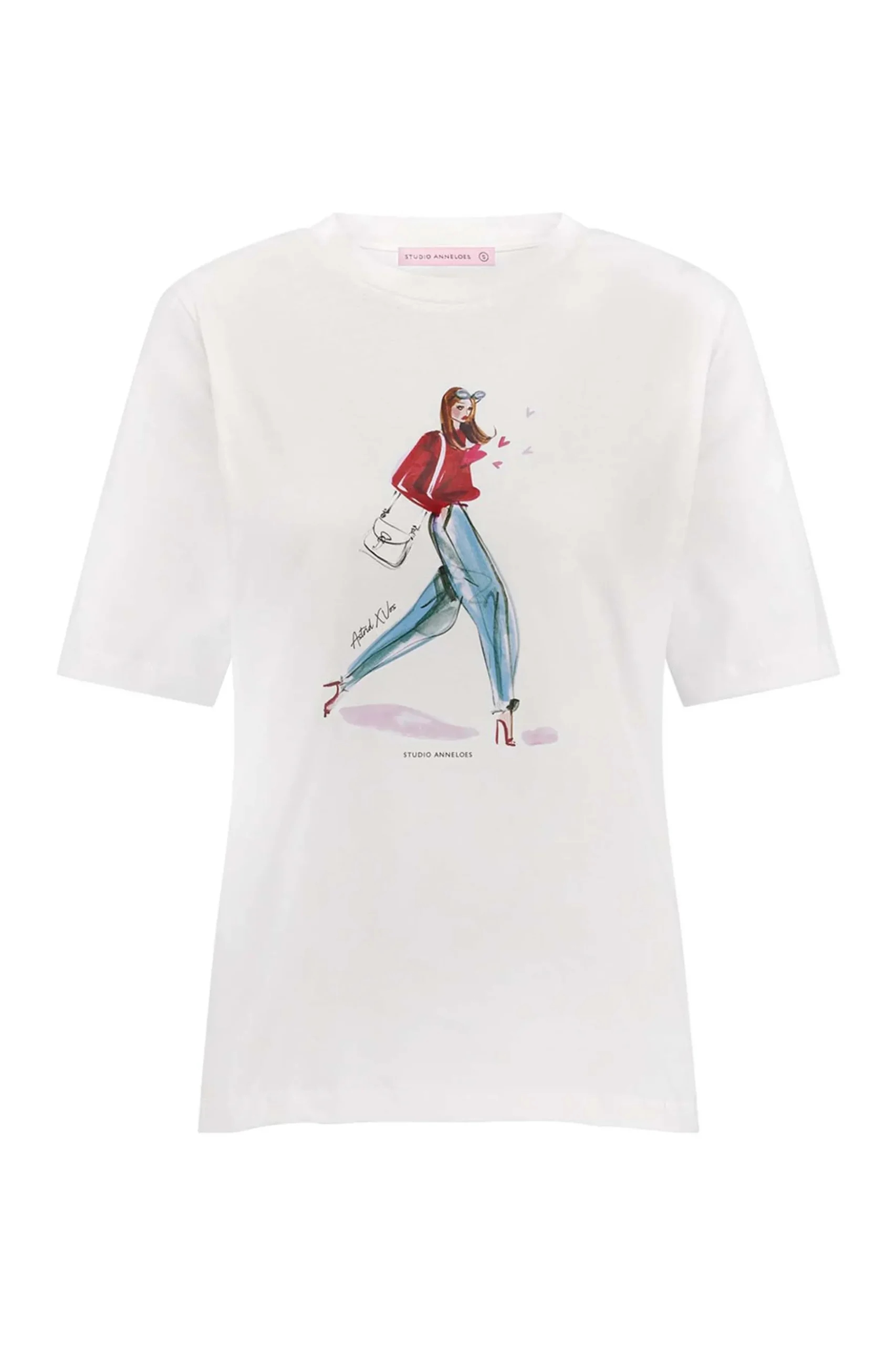 Klaasje print tshirt -|Studio Anneloes Sale