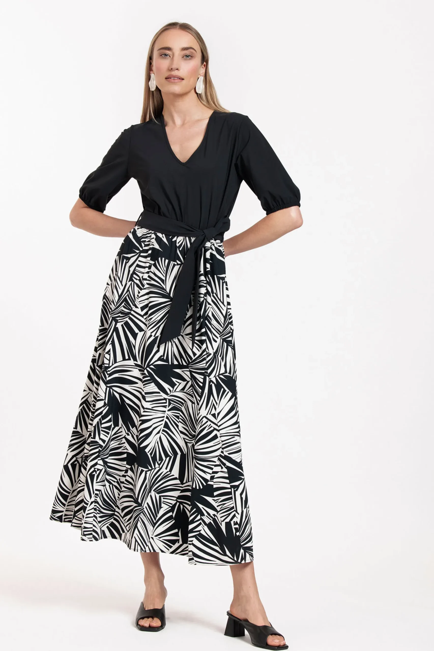 Kristie palm dress -|Studio Anneloes Clearance