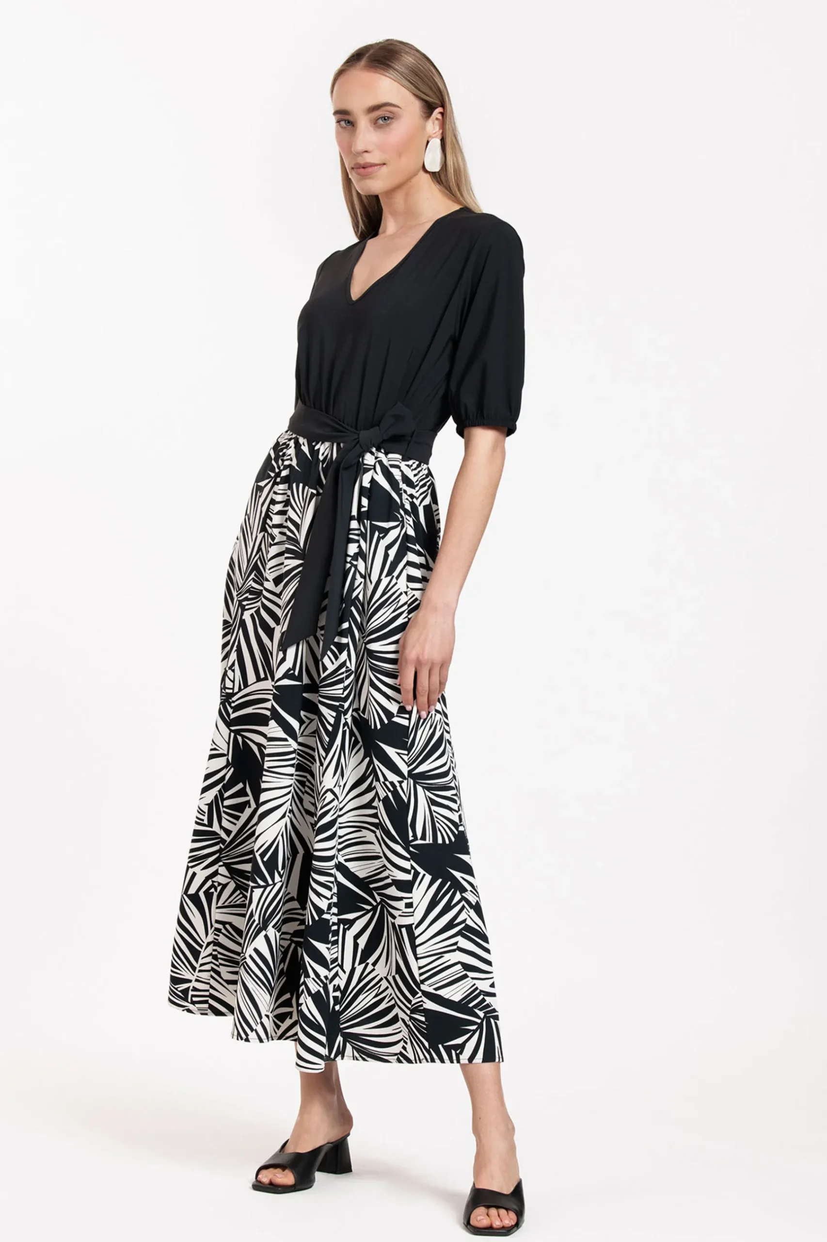 Kristie palm dress -|Studio Anneloes Clearance