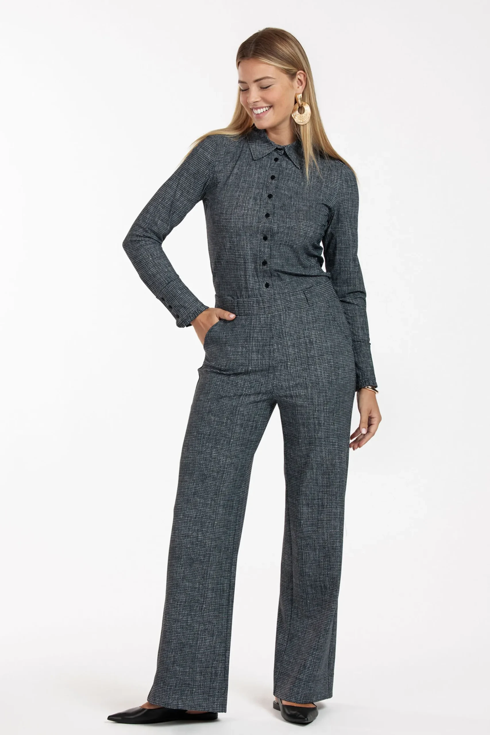 Lexie bnd tweed trousers -|Studio Anneloes Online