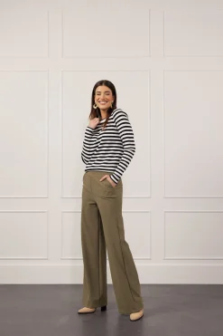 Lexie bonded trousers -|Studio Anneloes Discount