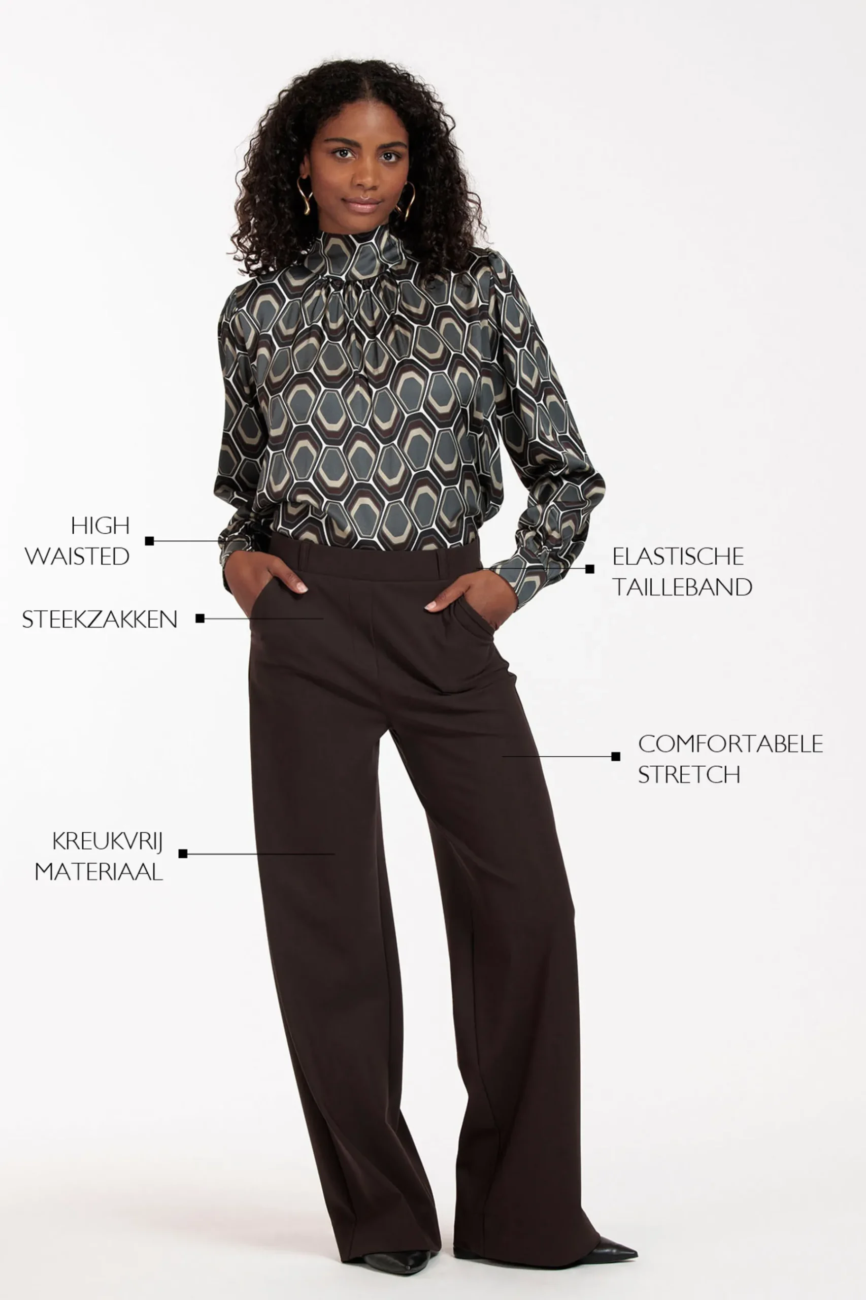 Lexie bonded trousers -|Studio Anneloes Best