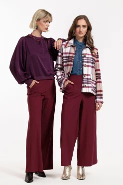 Lexie bonded trousers -|Studio Anneloes New