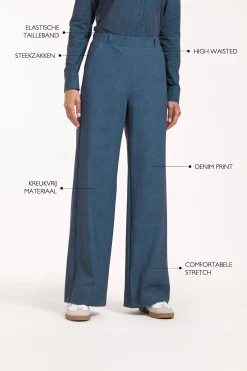Lexie denim trousers -|Studio Anneloes Sale