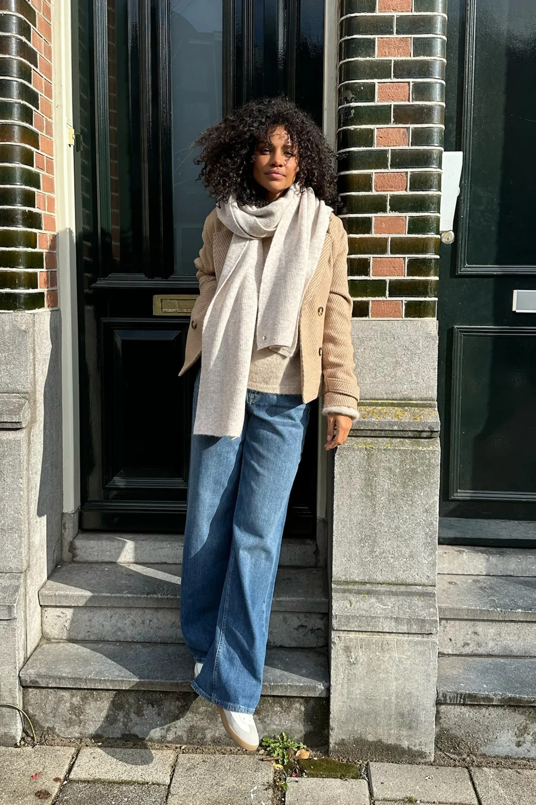 Lexie denim trousers -|Studio Anneloes Sale