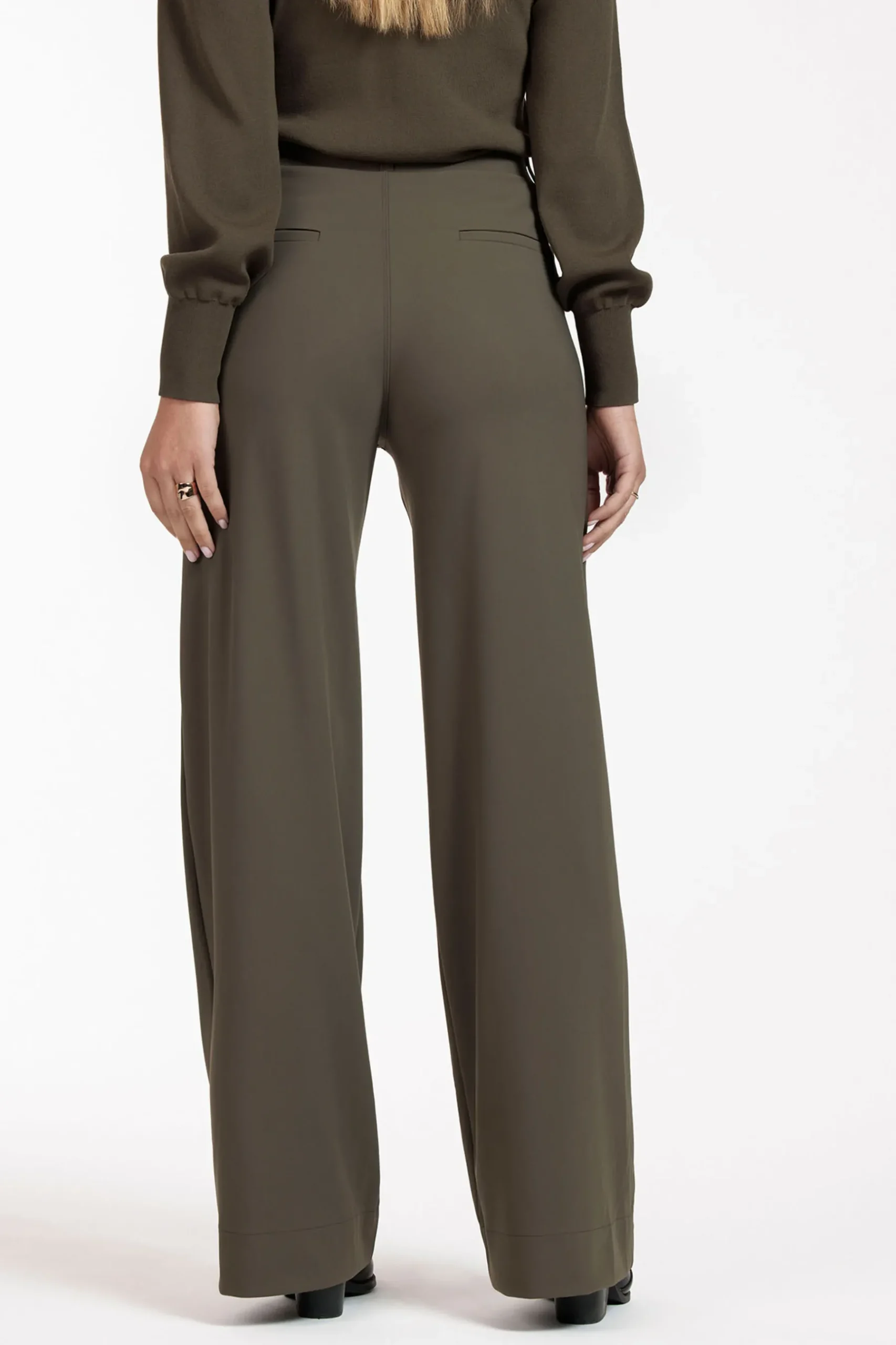 Lexie LONG bonded trousers -|Studio Anneloes Discount