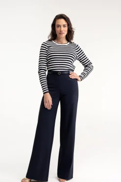 Lexie LONG bonded trousers -|Studio Anneloes Discount
