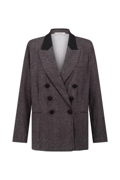 Loulou herringbone blazer -|Studio Anneloes Clearance