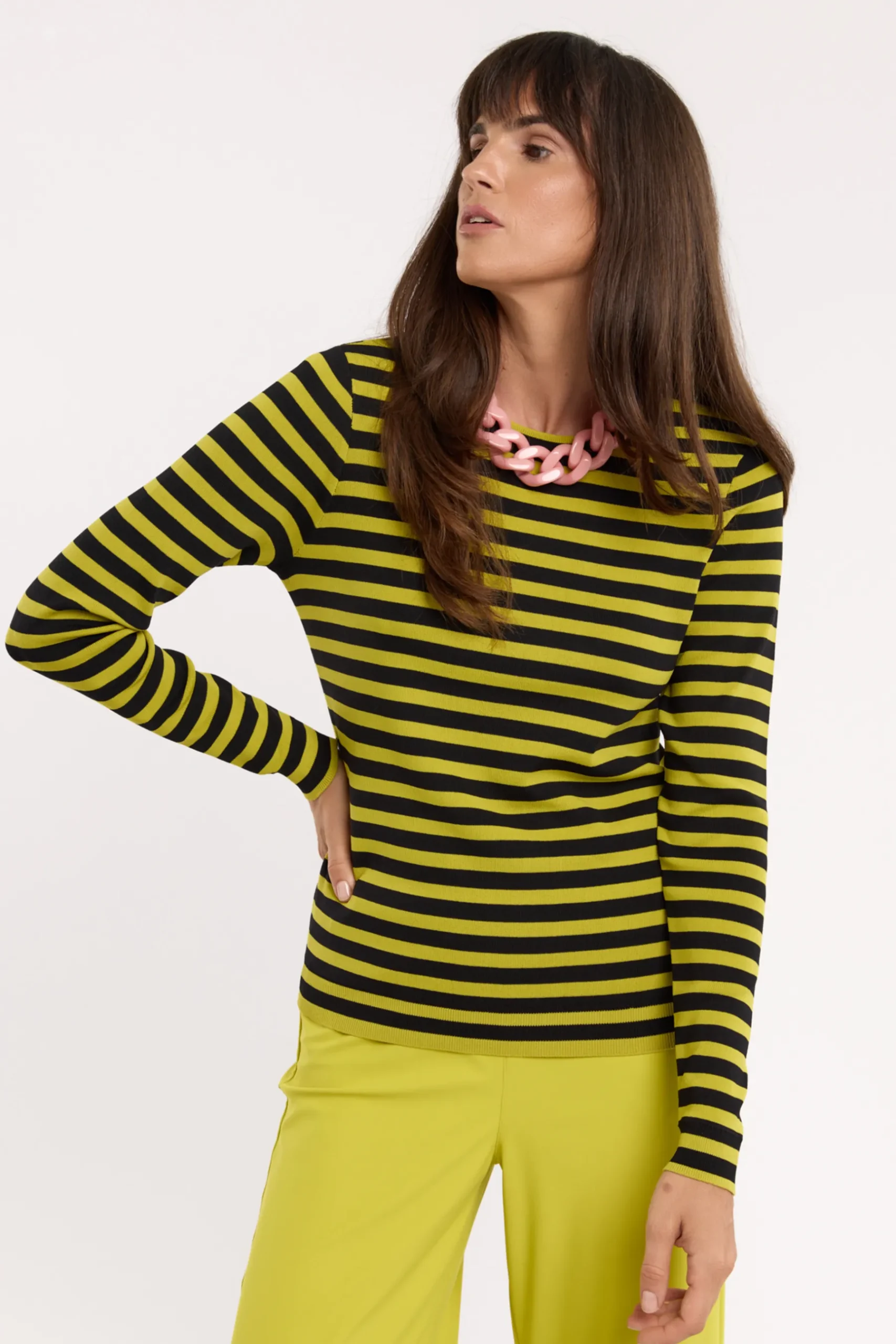 Luna stripe pullover -|Studio Anneloes Best