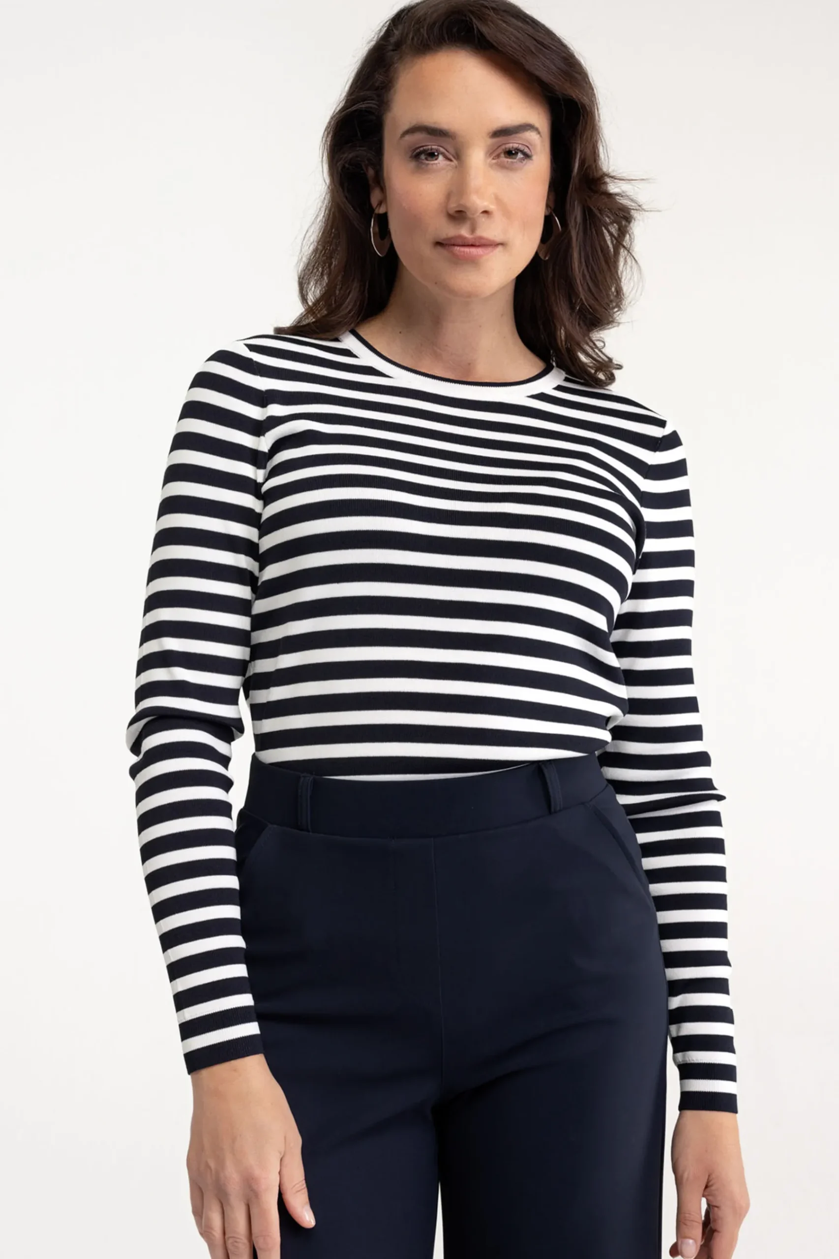 Luna stripe pullover -|Studio Anneloes Online