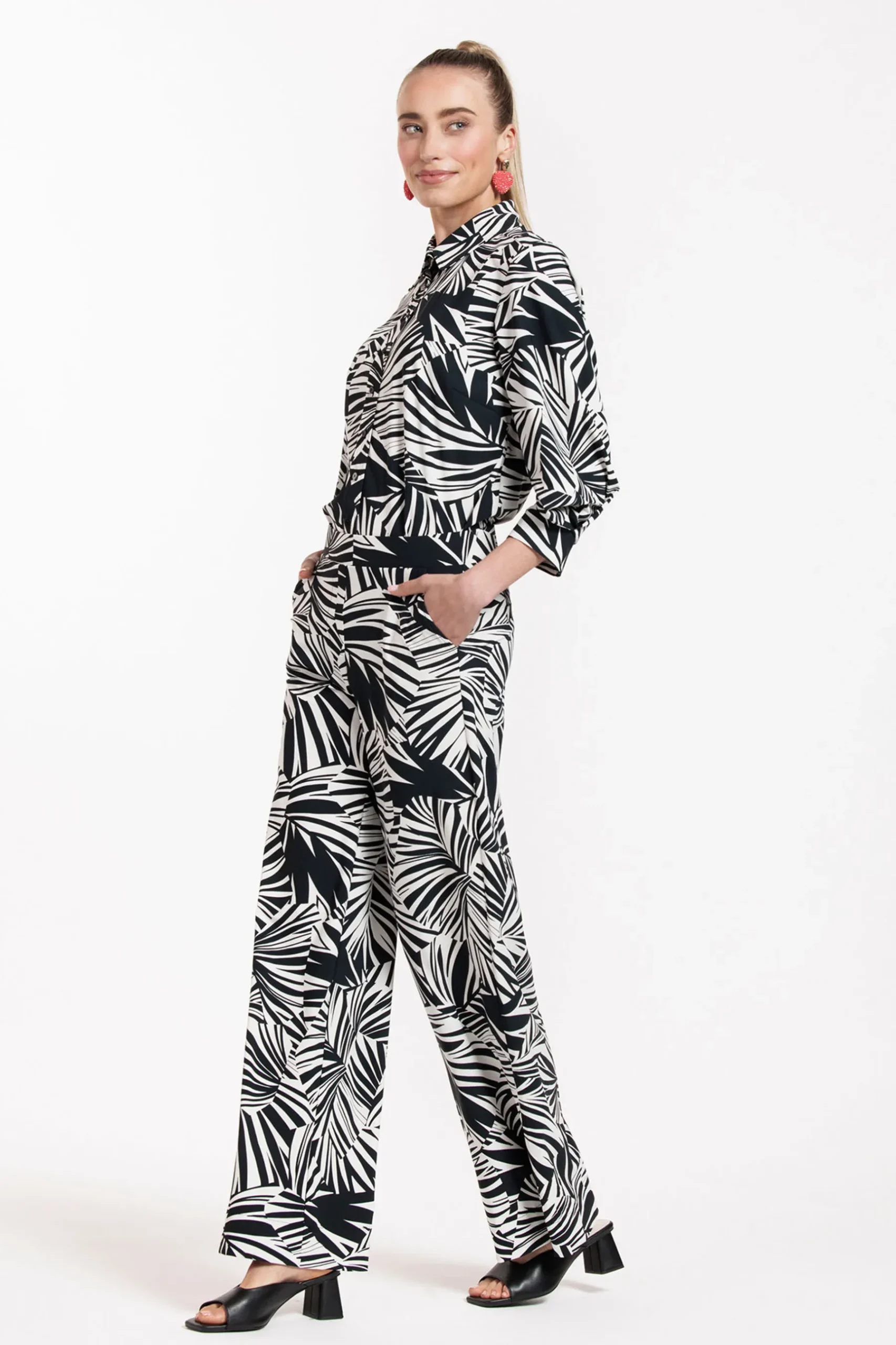 Luz palm trousers -|Studio Anneloes Hot