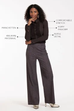 Mallory ruffle blouse -|Studio Anneloes Discount