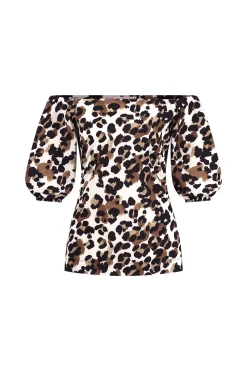 Manon leopard top -|Studio Anneloes Clearance