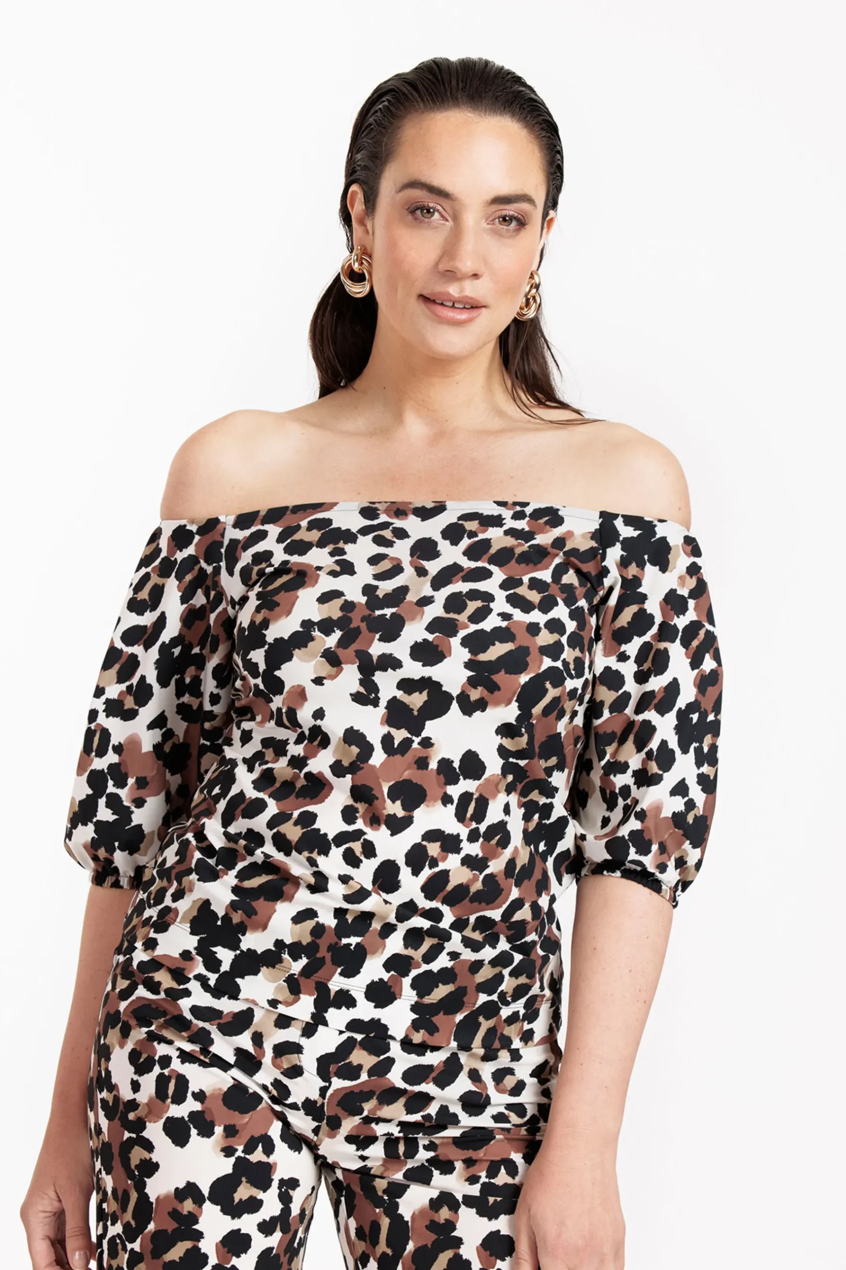 Manon leopard top -|Studio Anneloes Clearance