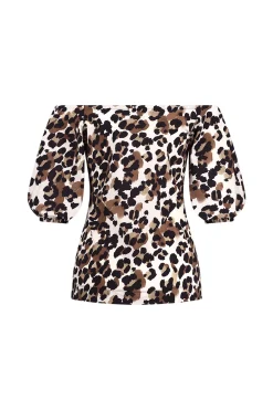 Manon leopard top -|Studio Anneloes Clearance
