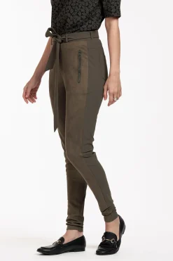Margot faux suede trousers -|Studio Anneloes Sale