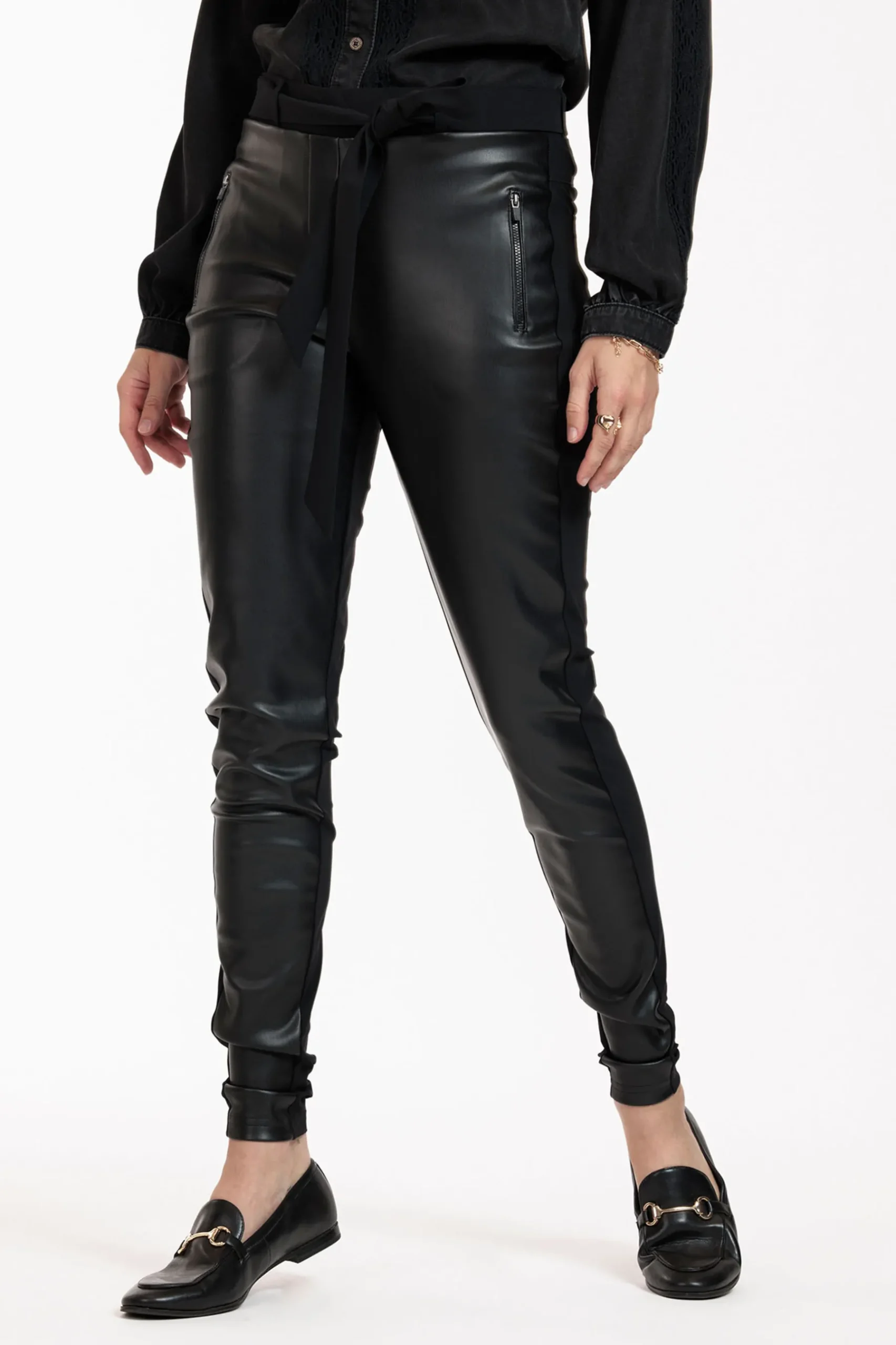 Margot leather trousers -|Studio Anneloes Outlet