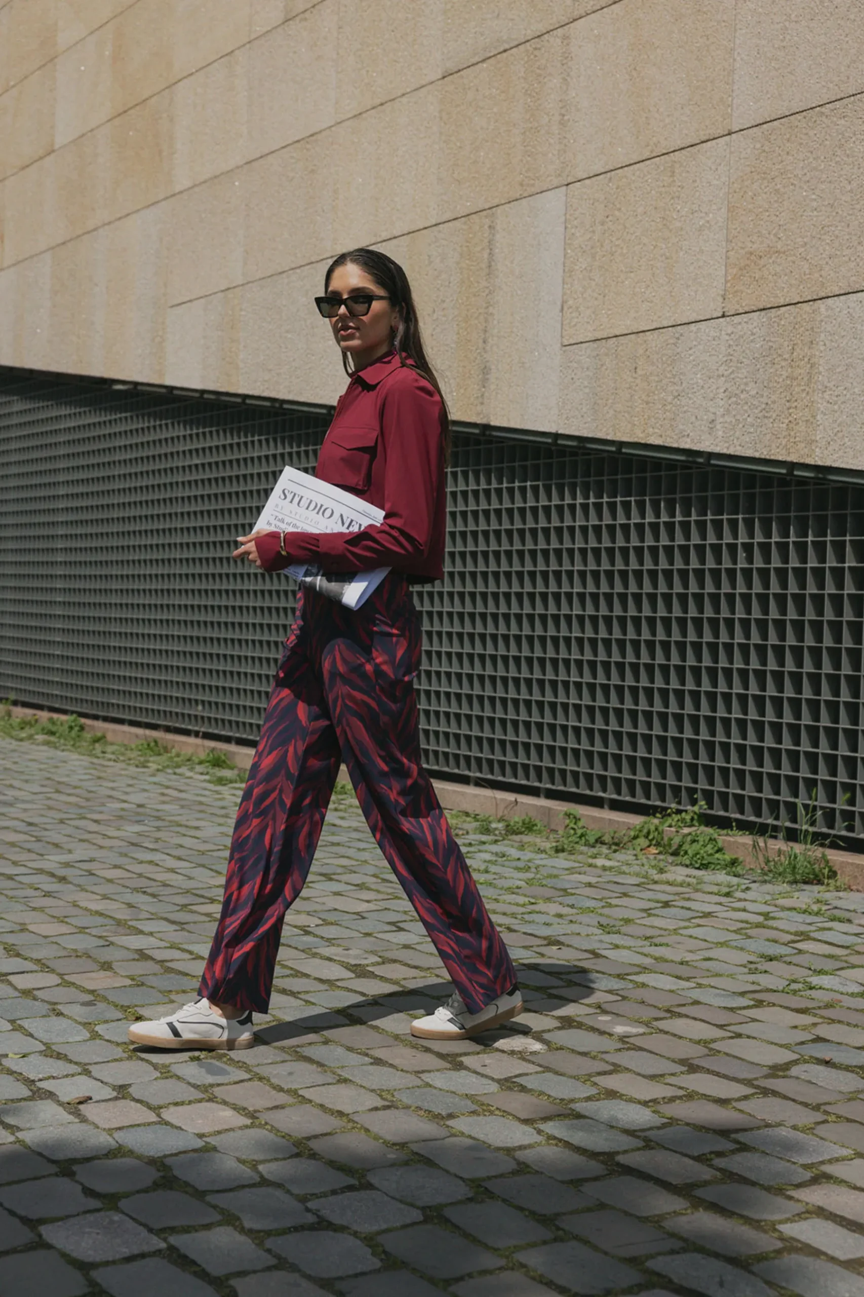 Marilon leaves trousers -|Studio Anneloes Outlet