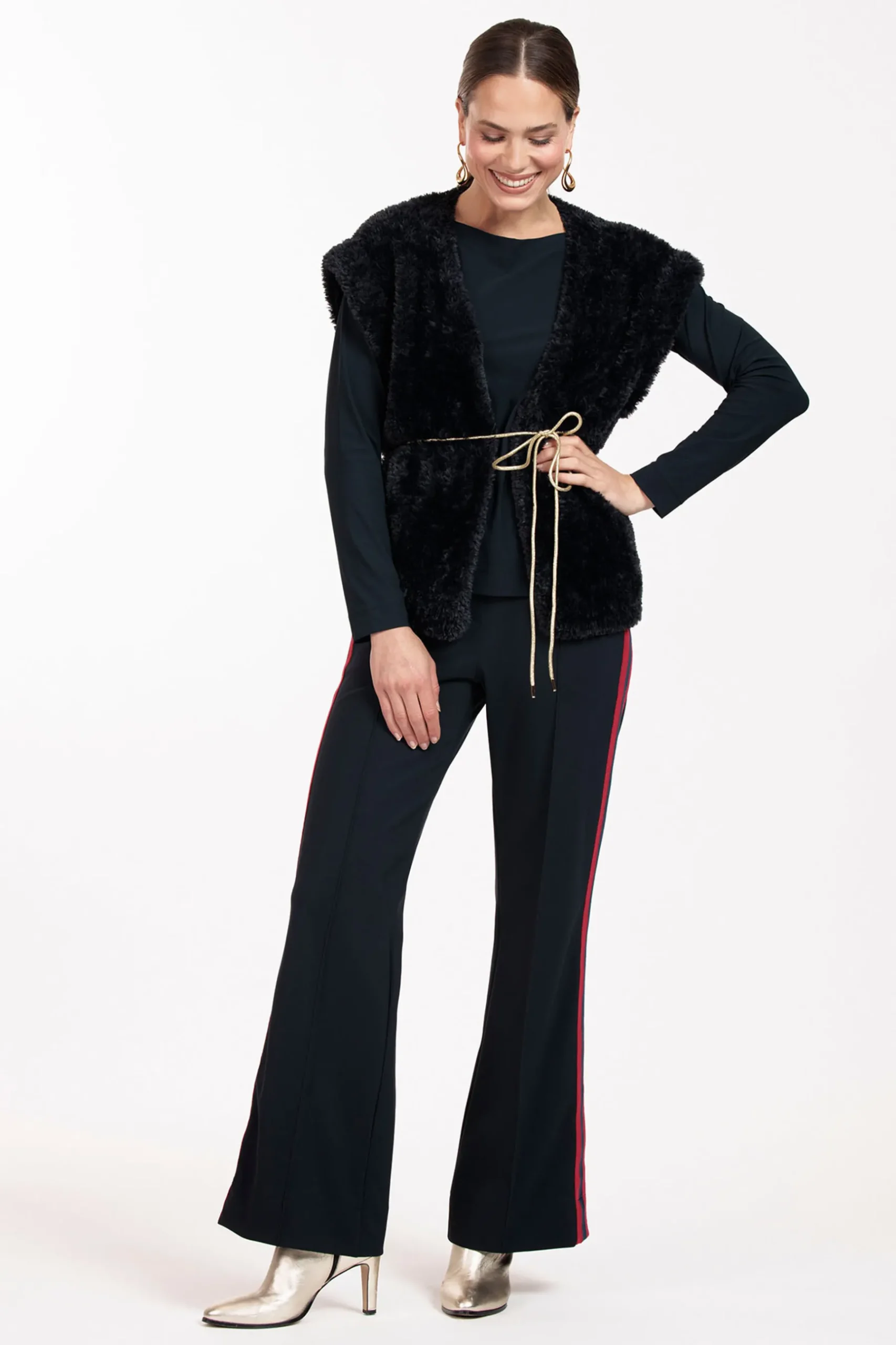 Marly fluffy waistcoat -|Studio Anneloes New