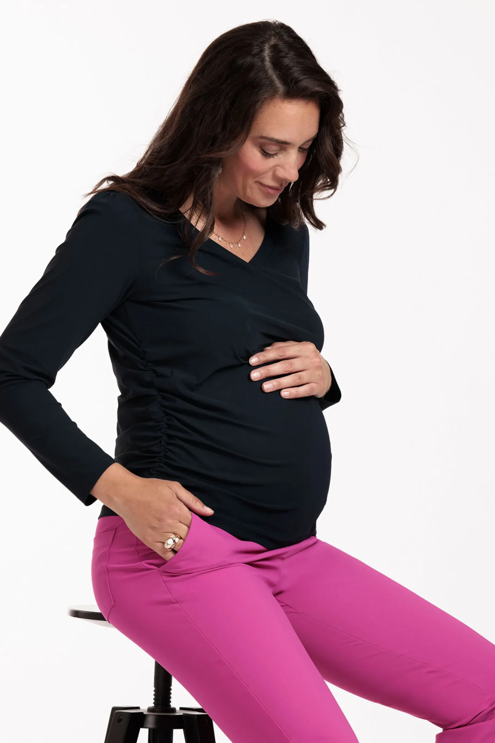 Maternity shirt -|Studio Anneloes Hot