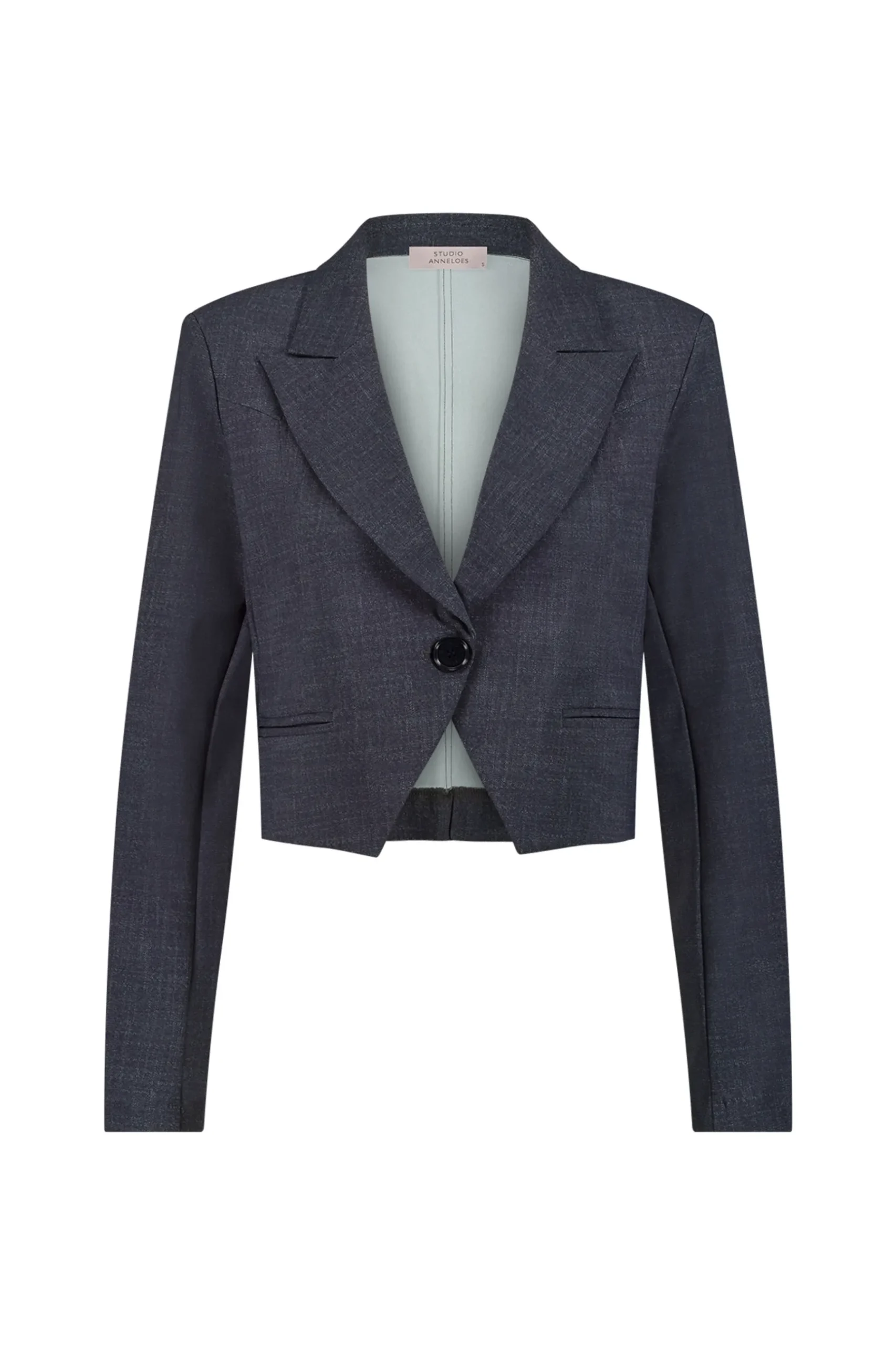 Mavy woven look blazer -|Studio Anneloes Outlet