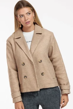 Meriel herringbone jacket -|Studio Anneloes Clearance