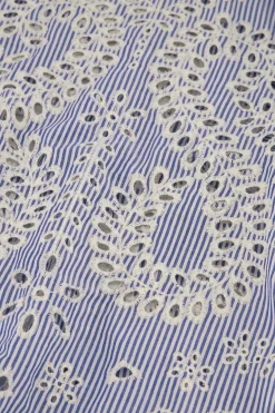 Midge border embroidery blouse -|Studio Anneloes Sale