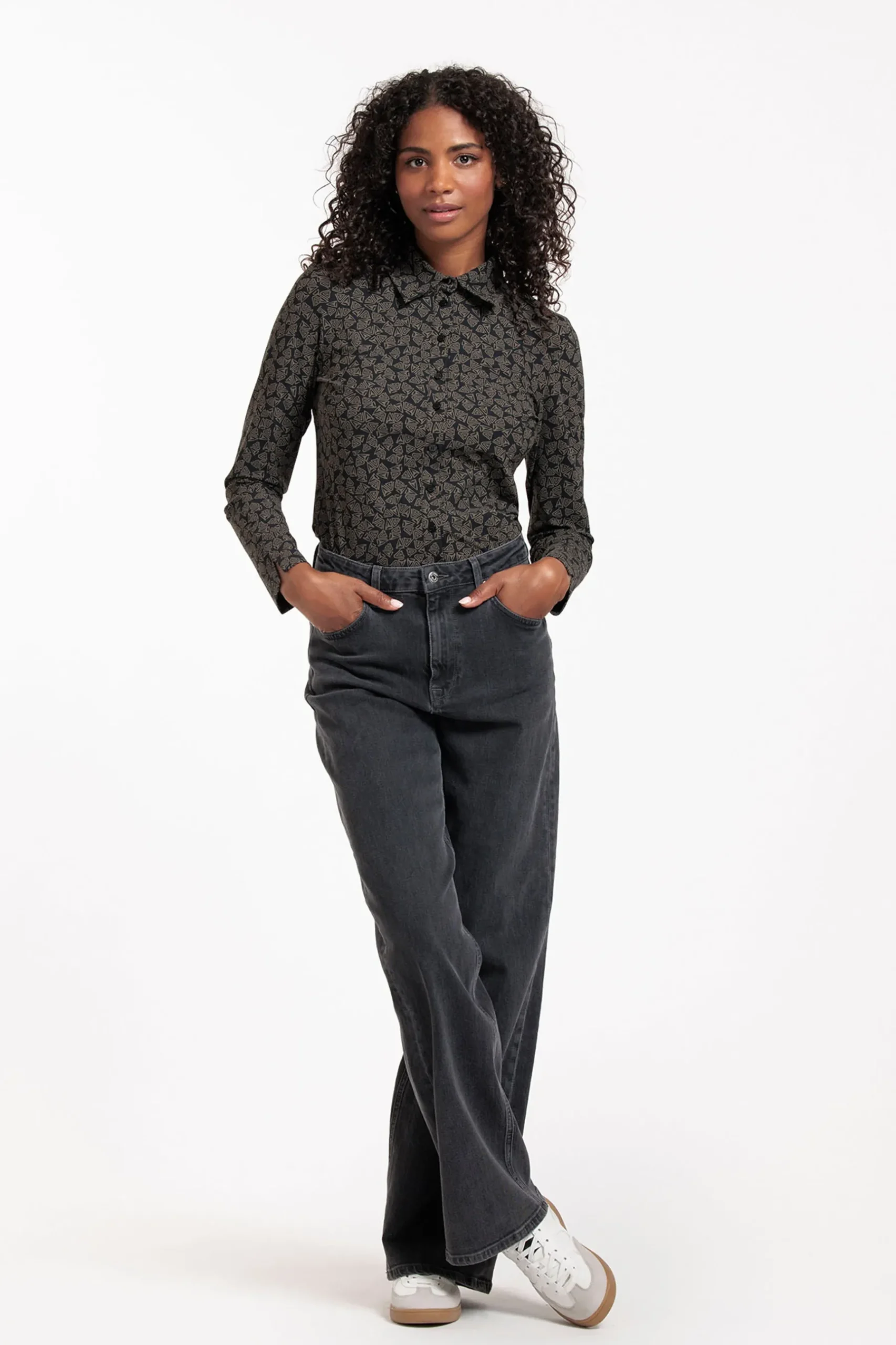 Mies triangles blouse -|Studio Anneloes New