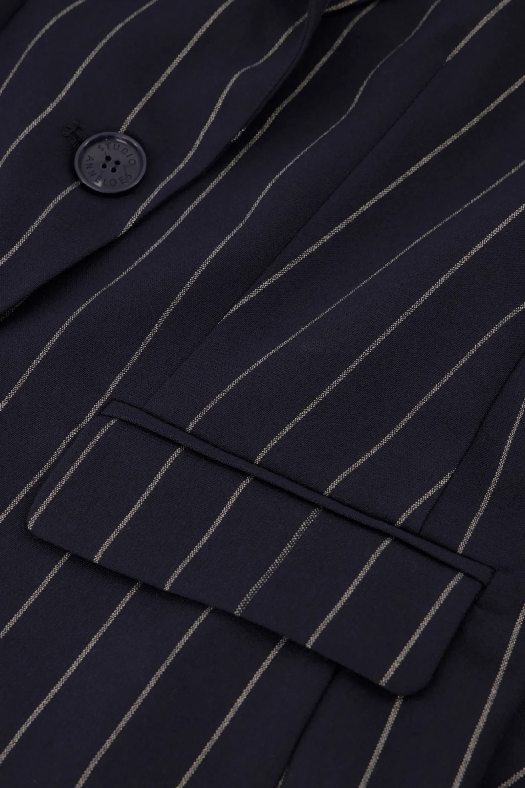 Mirelle gold pinstripe blazer -|Studio Anneloes Best