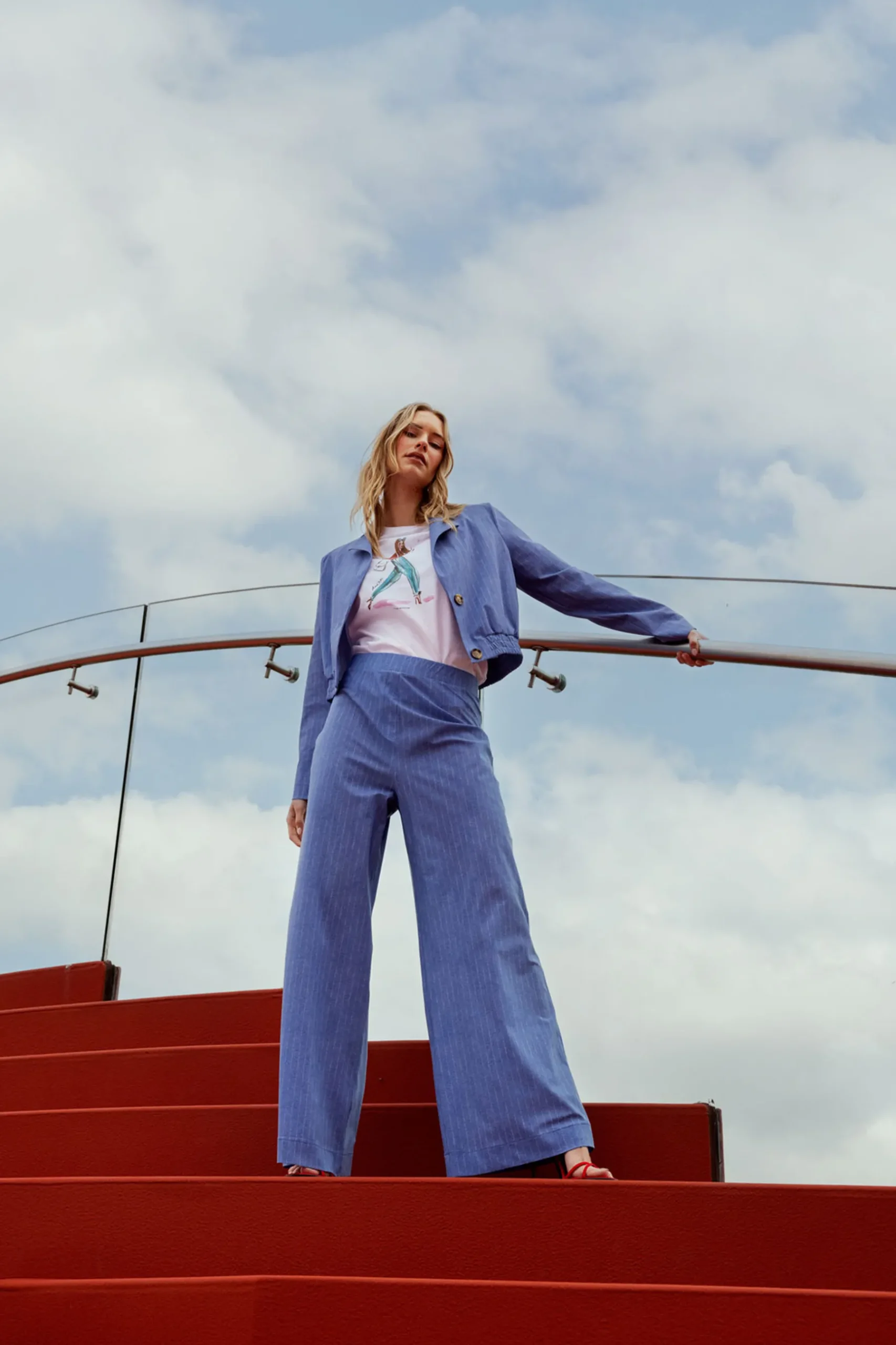 Nanet pinstripe trousers -|Studio Anneloes Discount