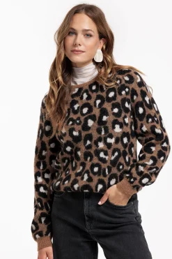 Nino mohair leopard pullover -|Studio Anneloes Outlet