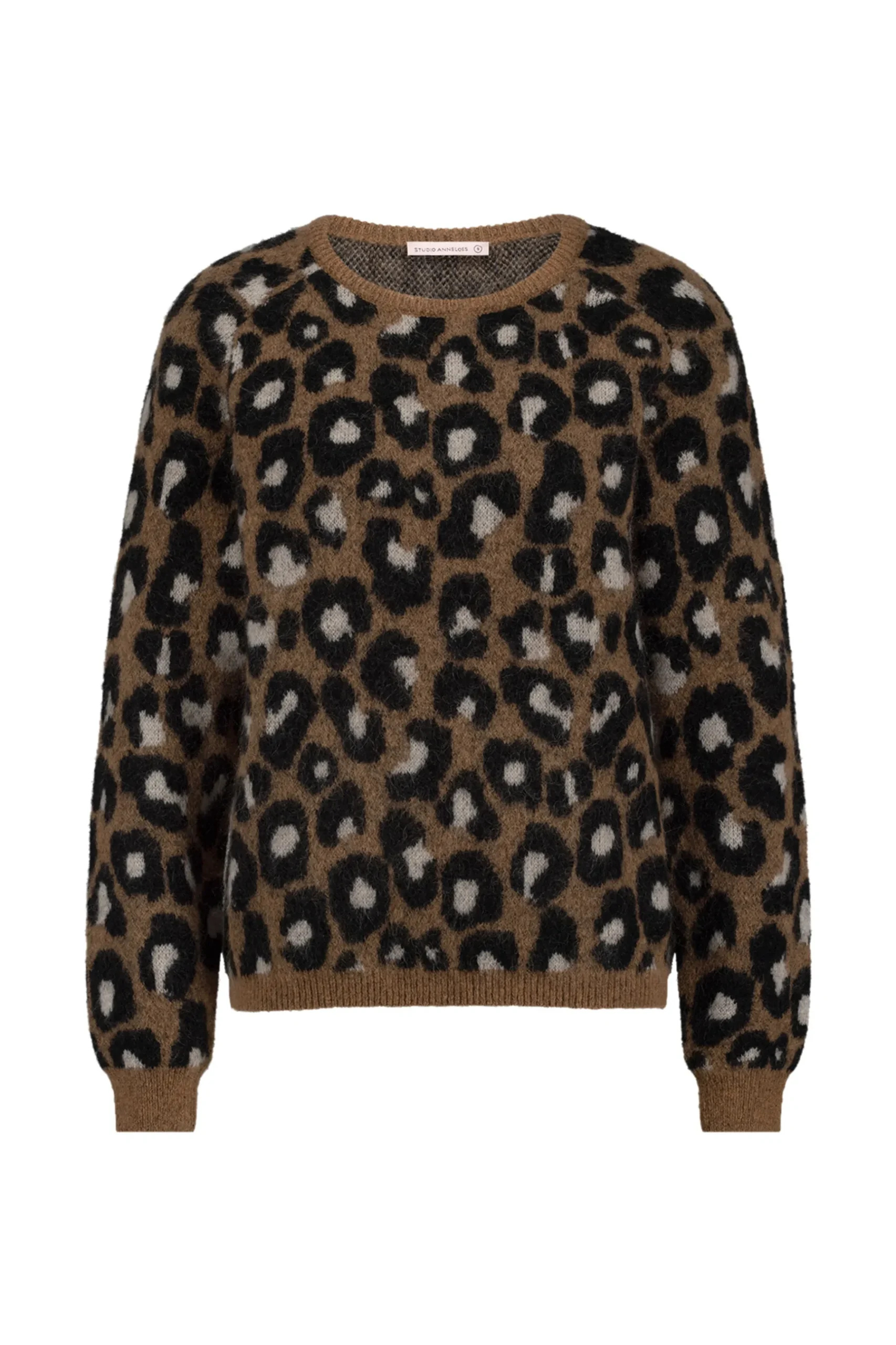 Nino mohair leopard pullover -|Studio Anneloes Outlet
