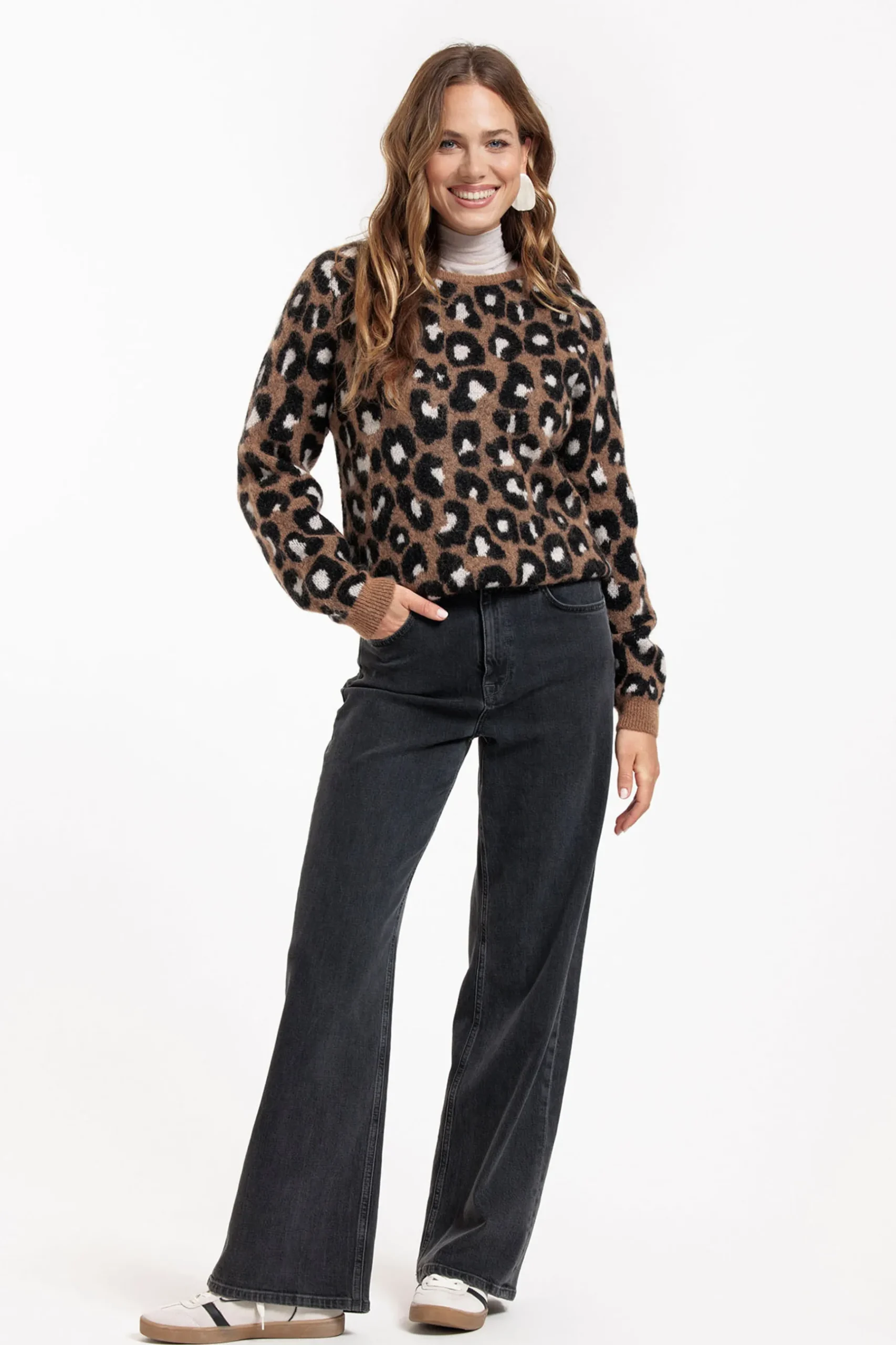 Nino mohair leopard pullover -|Studio Anneloes Outlet
