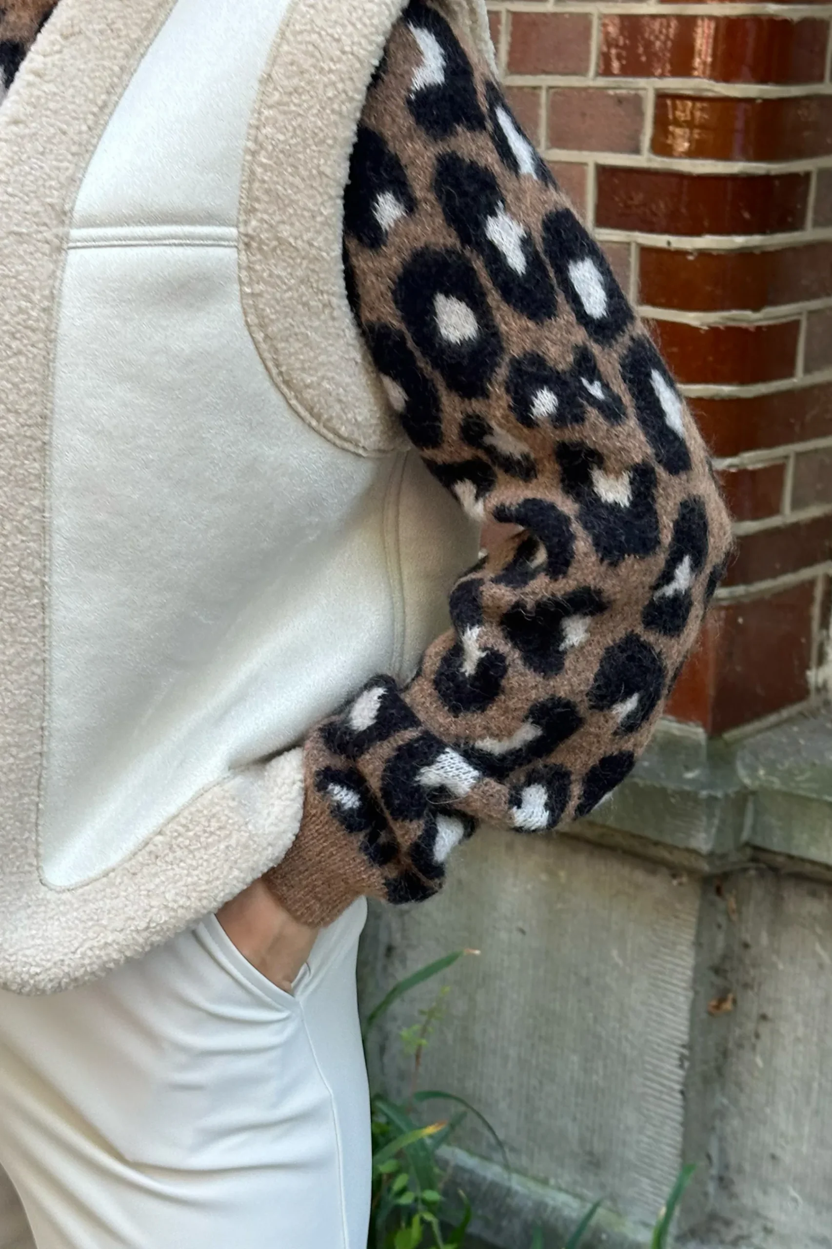 Nino mohair leopard pullover -|Studio Anneloes Outlet