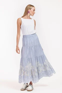 Nola embroidery skirt -|Studio Anneloes Fashion