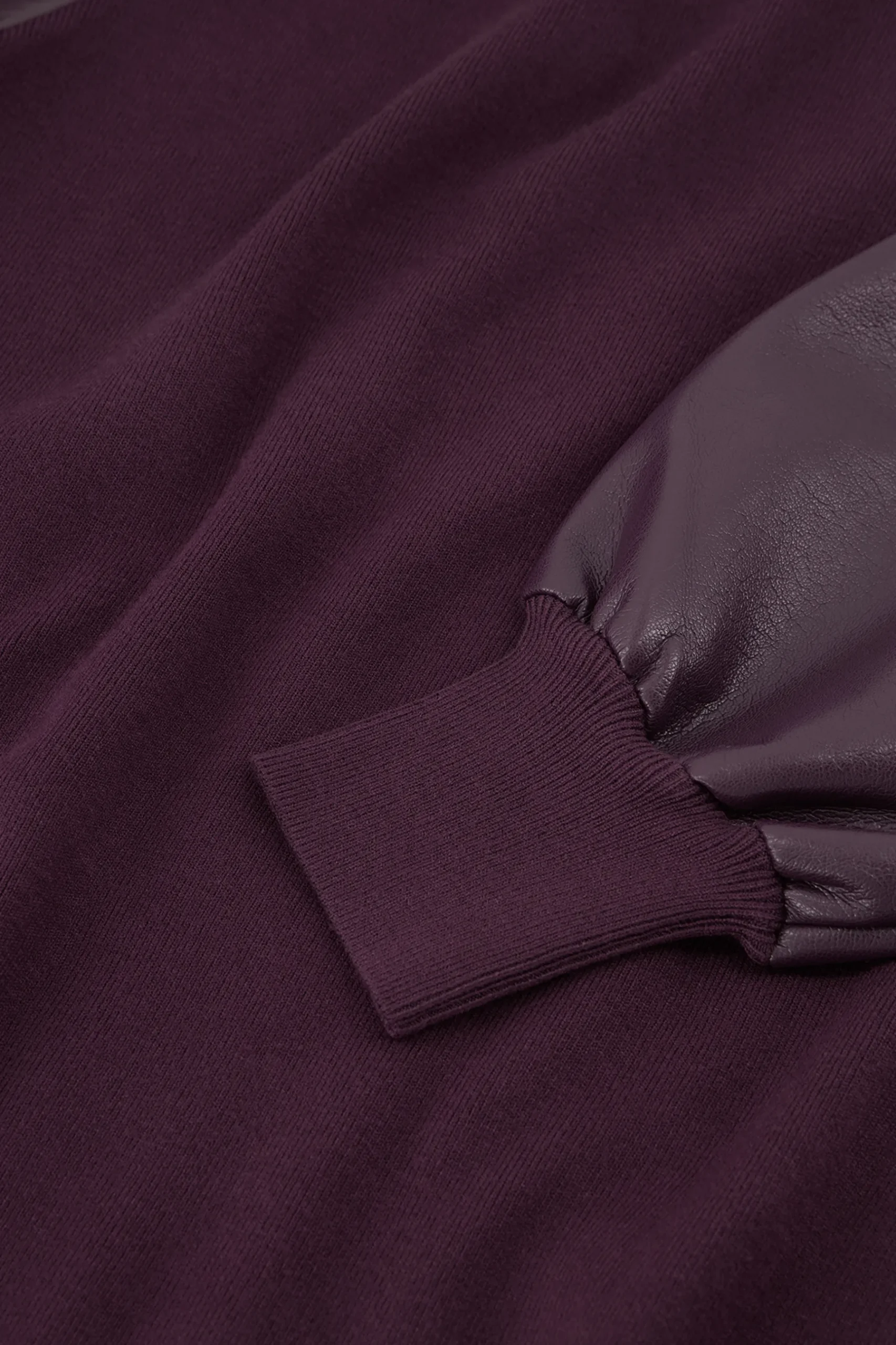 Noortje faux leather pullover -|Studio Anneloes Sale