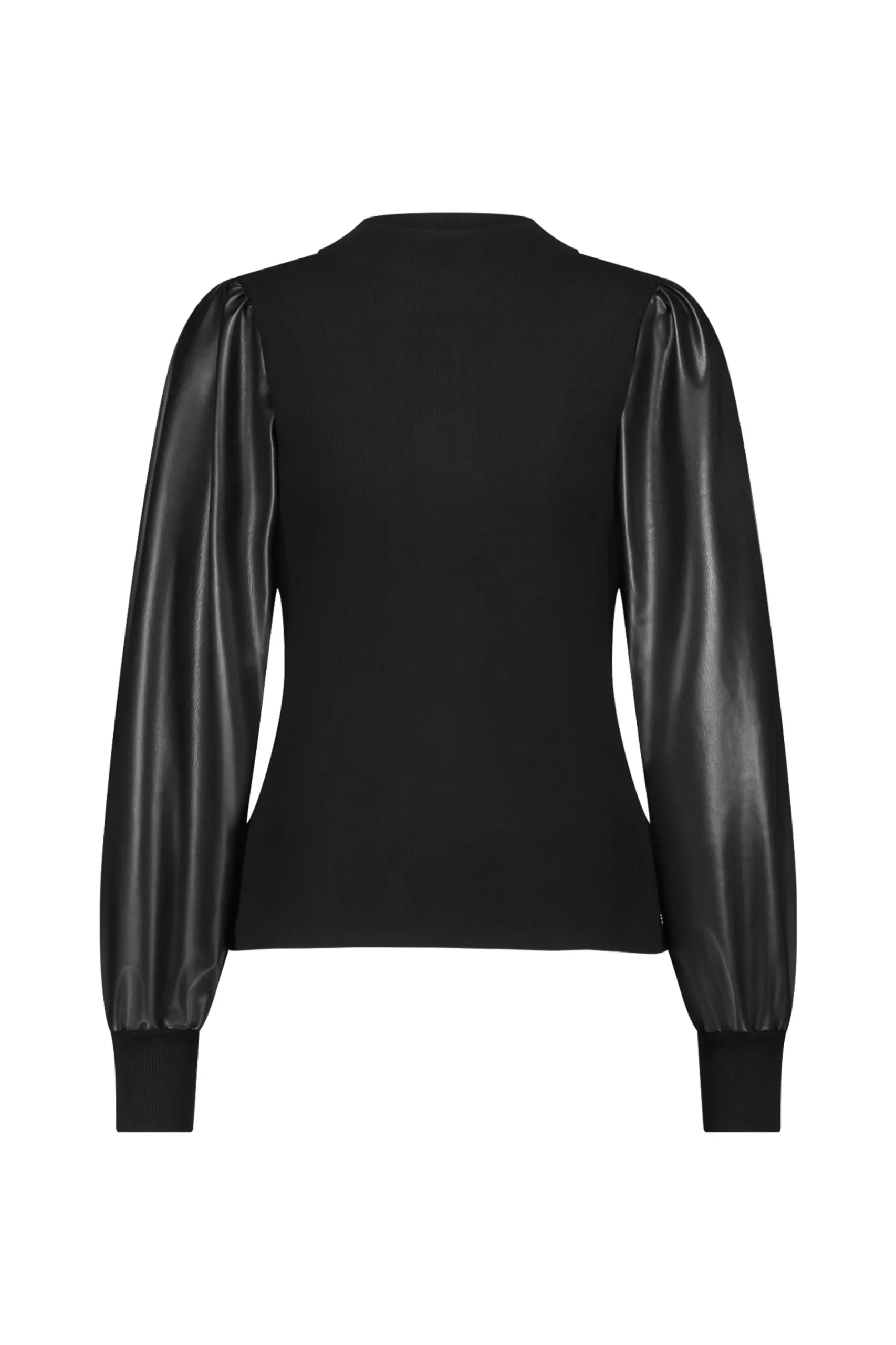 Noortje faux leather pullover -|Studio Anneloes Sale
