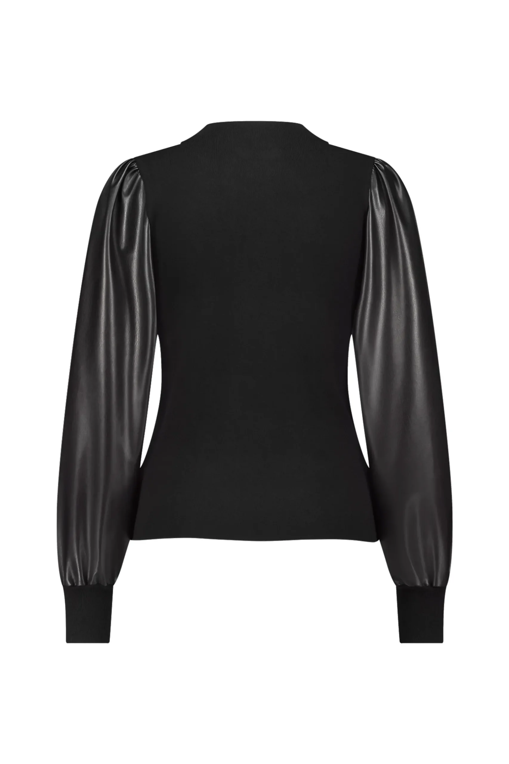 Noortje faux leather pullover -|Studio Anneloes Sale