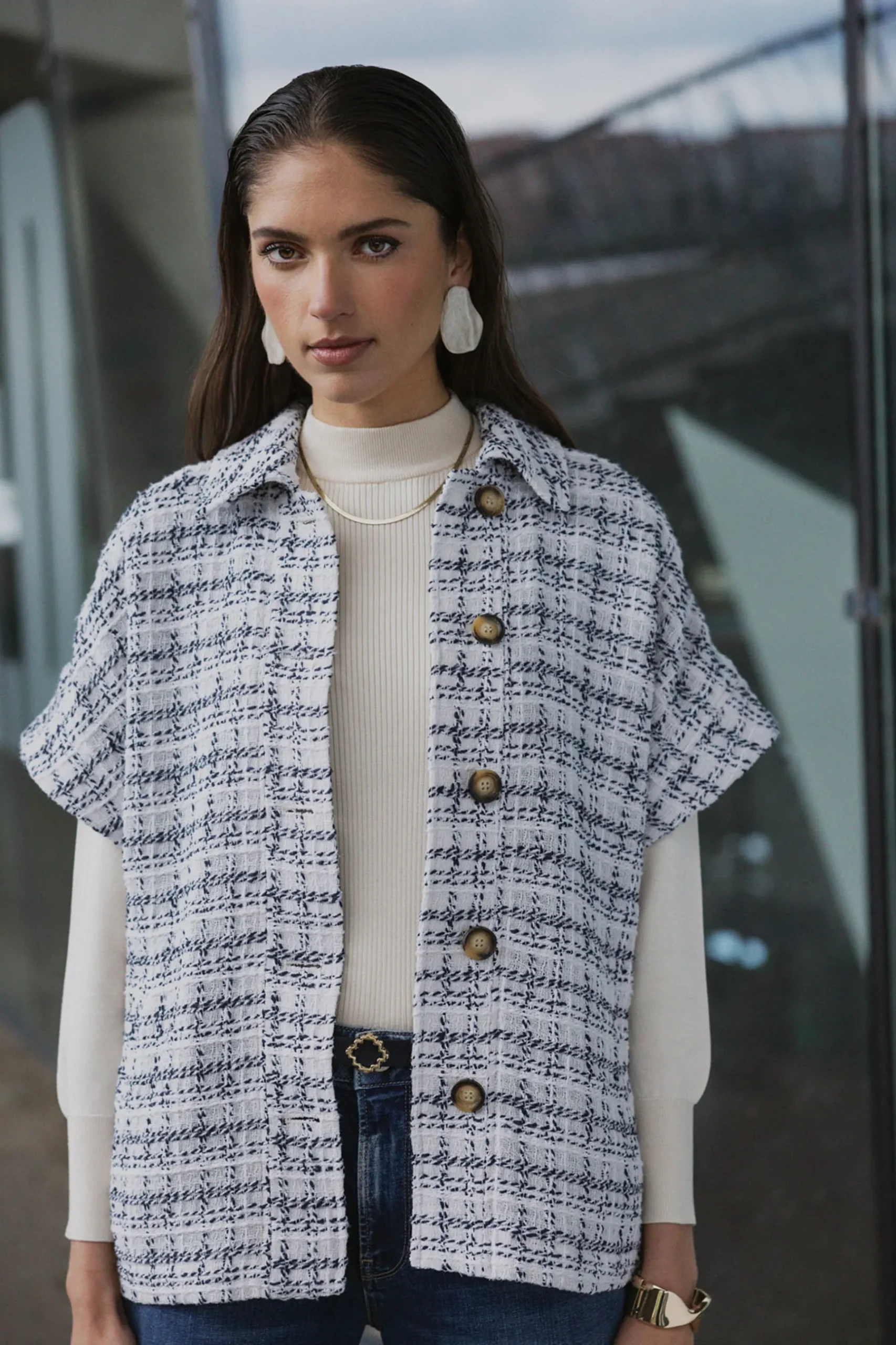 Norah tweed waistcoat -|Studio Anneloes Clearance