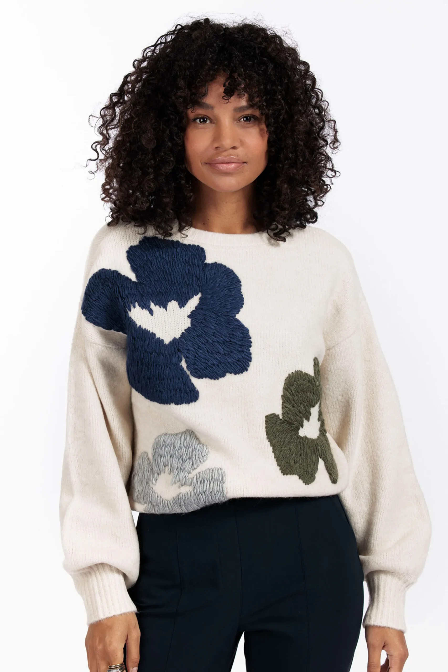 Nour flower pullover -|Studio Anneloes New