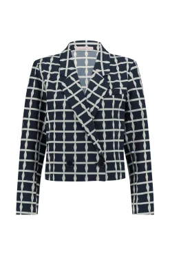 Ocean squares blazer -|Studio Anneloes Discount
