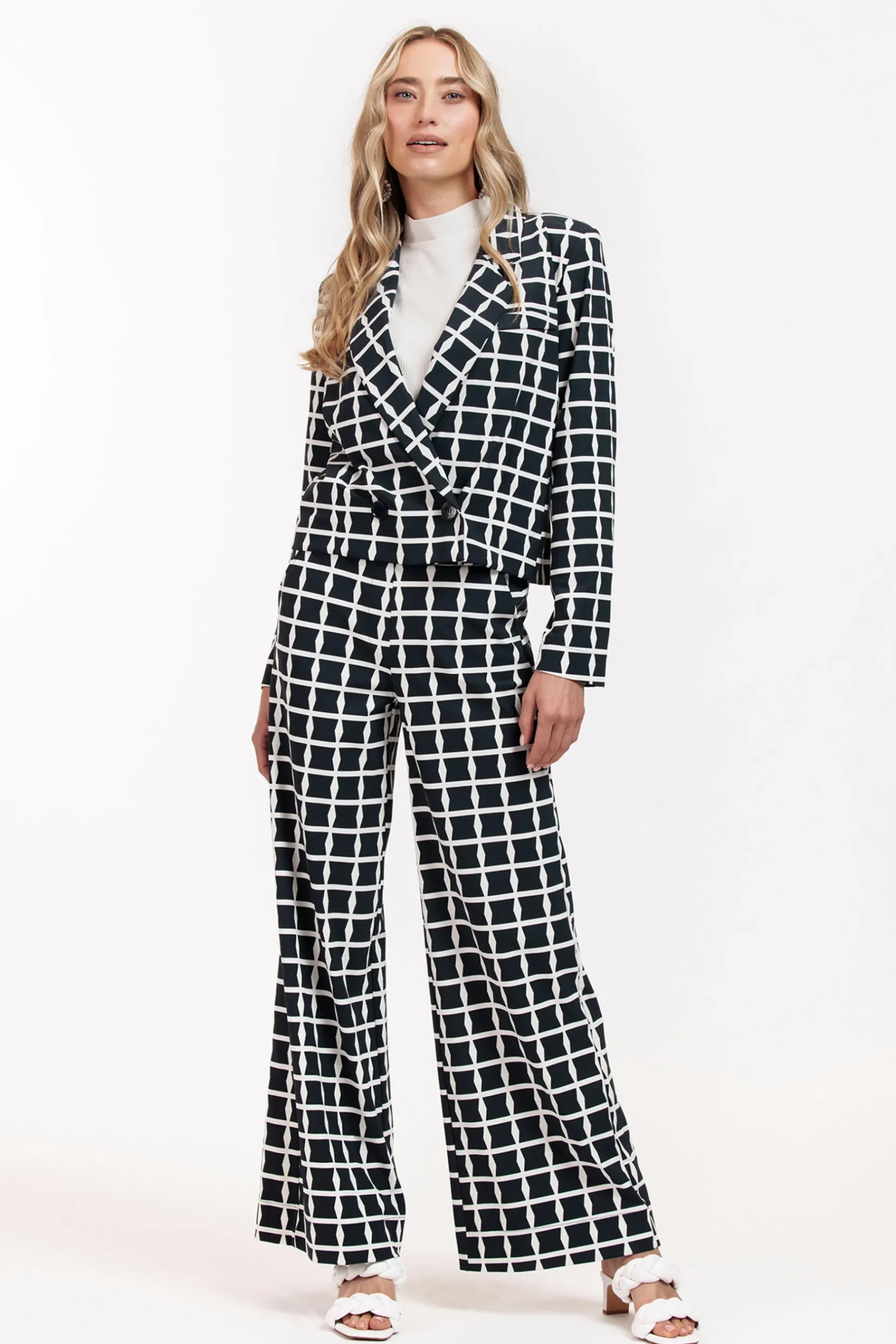 Ocean squares blazer -|Studio Anneloes Discount