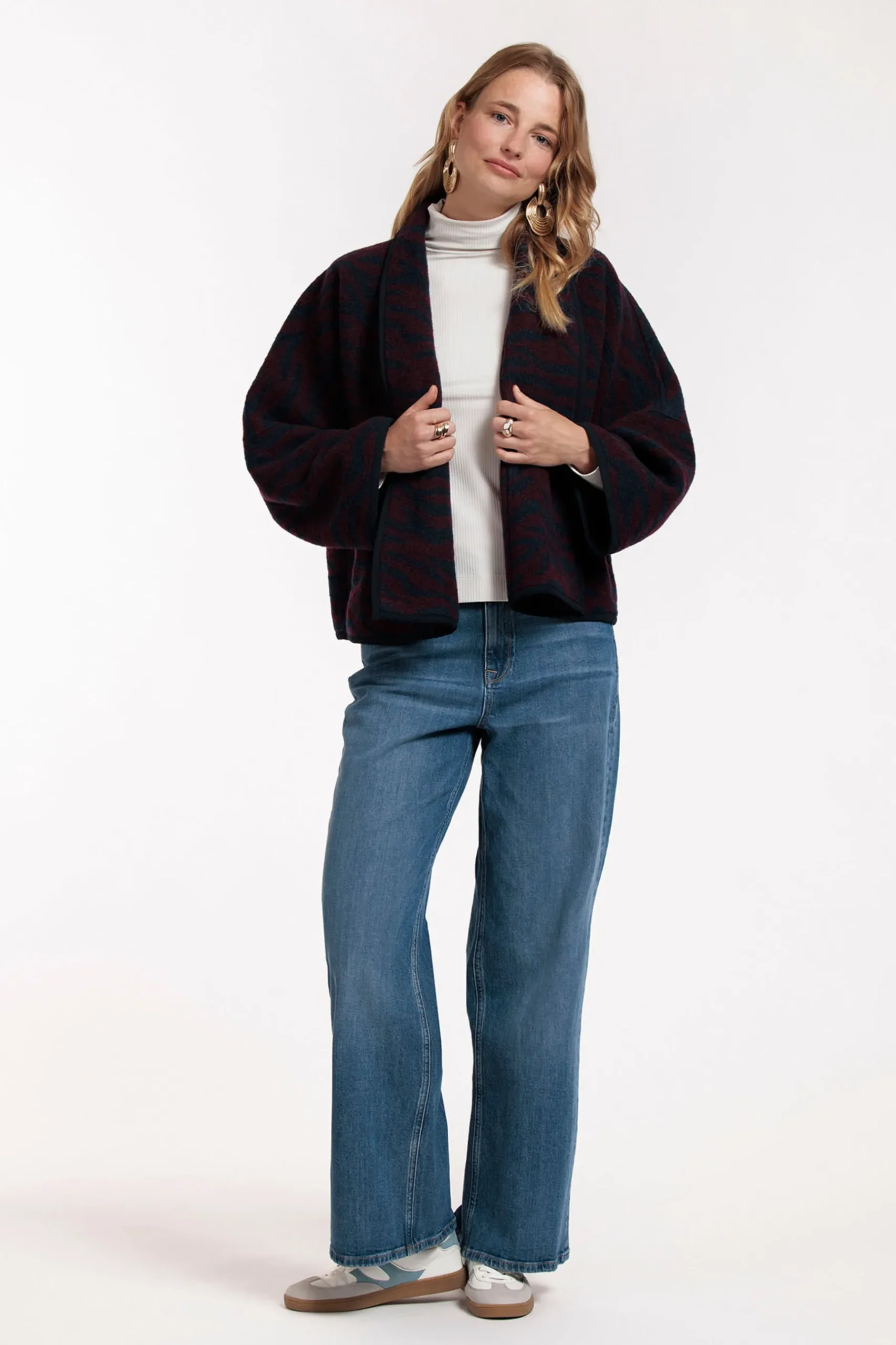 Oralee wool zebra jacket -|Studio Anneloes Outlet