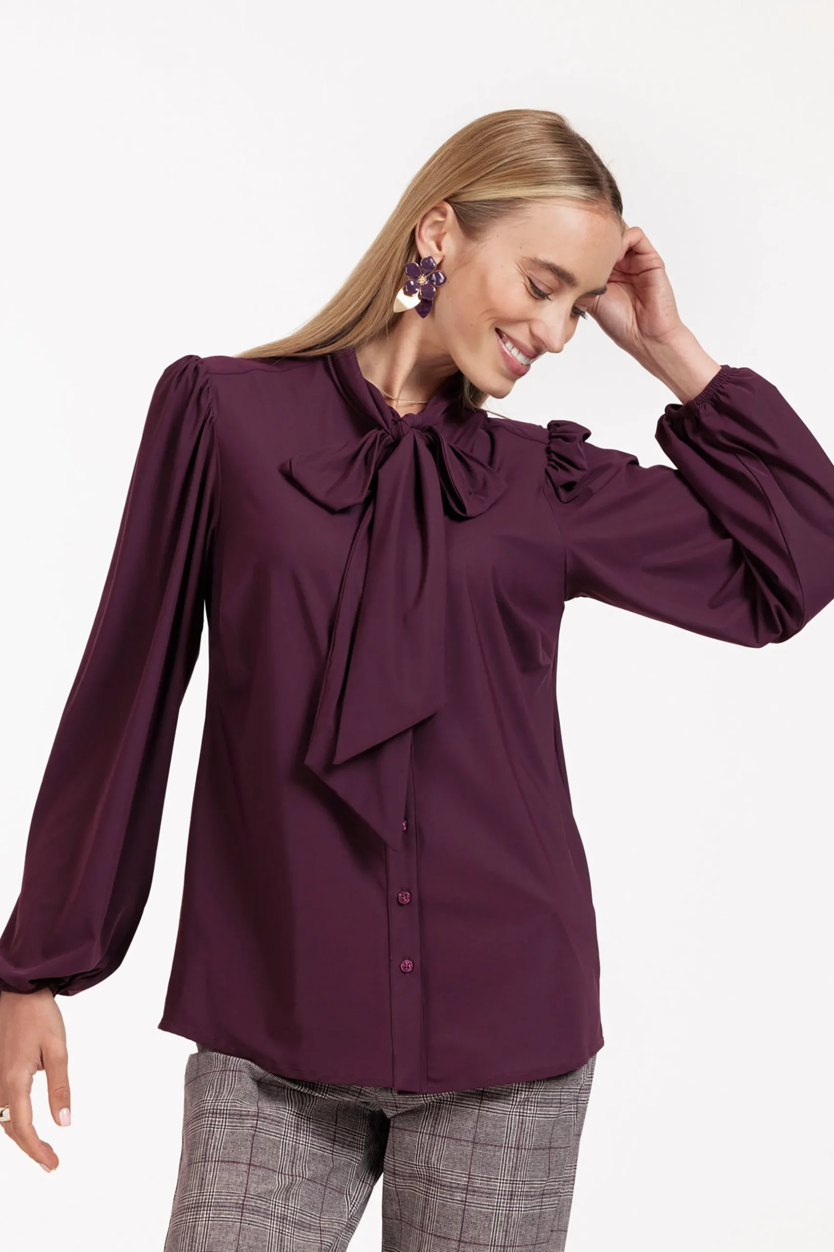 Poppy bow blouse -|Studio Anneloes Outlet